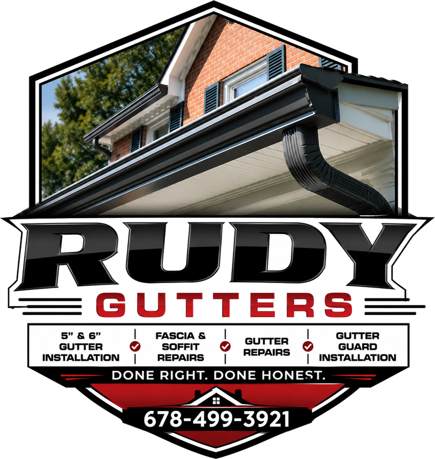 Rudy Gutters logo